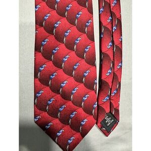 The Nature Conservancy Red Scarlet Macaw‎ Silk Neck Tie